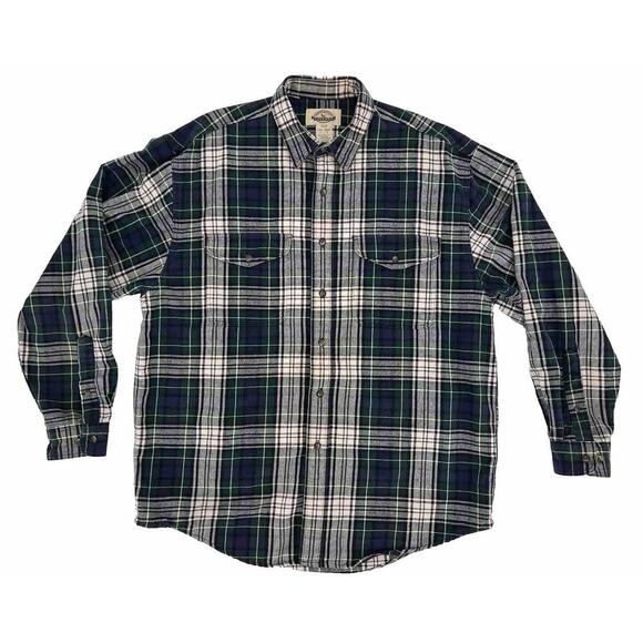Eddie Bauer Legends Men's Shirt L Long Sleeve Flannel Outdoor Vintage Hunting - Picture 1 of 11